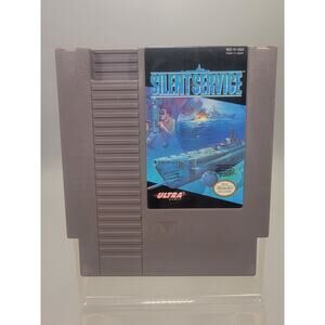 Silent Service Nintendo NES Submarine Simulator 1985 Cart Only